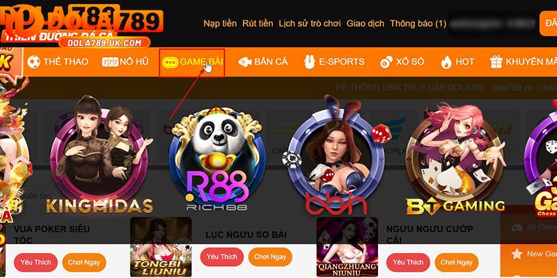Game bài DOLA789 – Điểm hẹn lý tưởng cho những người chơi thông thái 2 thông tin game bài DOLA789